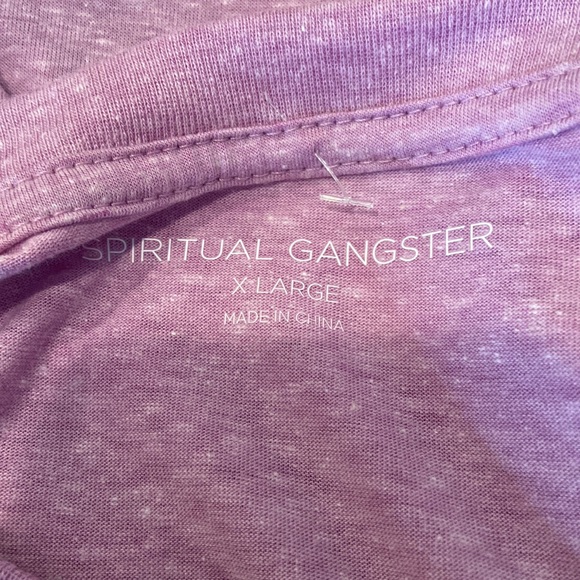NWT Spiritual Gangster Love Each Other Purple Muscle Tank - Picture 6 of 6